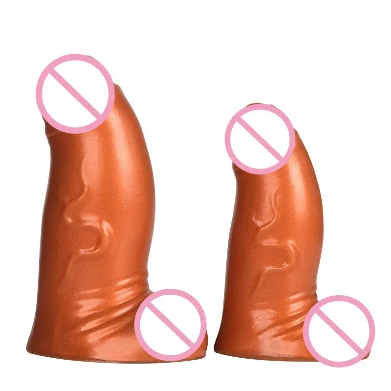 anal toys for discreet enjoyment-Big Girth Anal Dildo Butt Plug - Huge Silicone Realistic Dildos Male Female Sex Toys