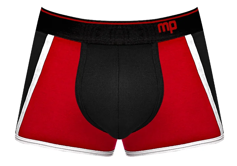 sexy bandit costume-Retro Sport Panel Short - Small - Black/ Red