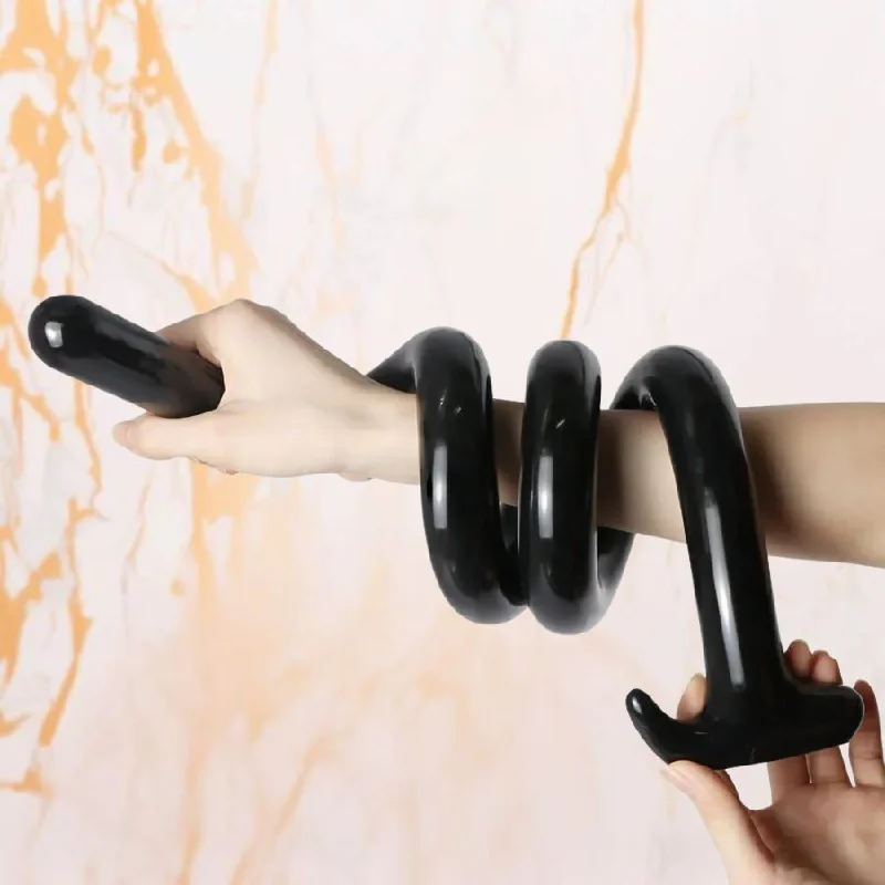 anal toys with cushioned base-Anal Colon Snake 40 inches | 1meter long