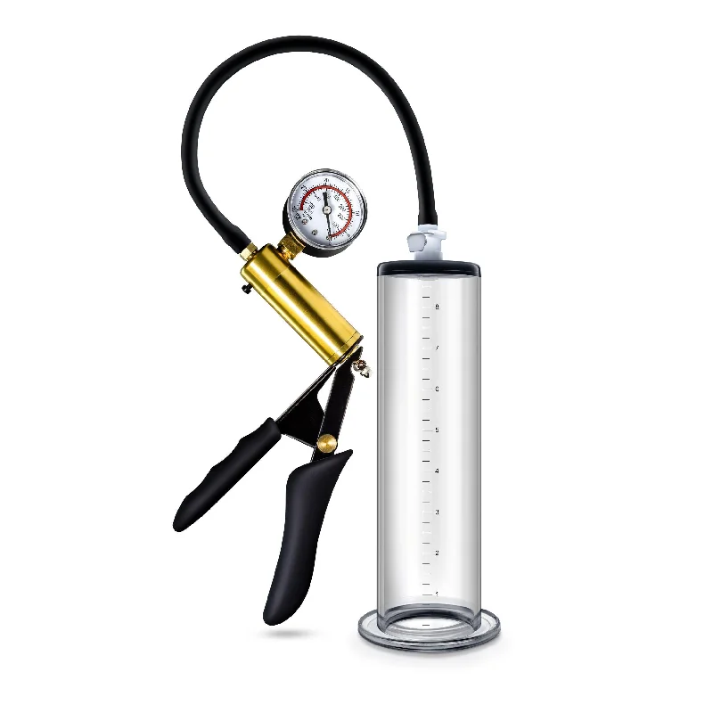 satin molded bra-Performance - Vx6 Vacuum Penis Pump With Brass  Pistol & Pressure Gauge - Clear