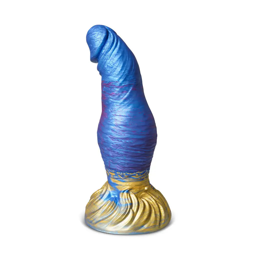 Dildo-crisp-8.3-inch Silicone Blue Alien Dildo with Suction Cup