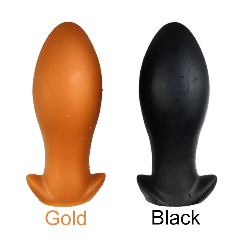 anal toys for sensual comfort-Silicone Dildo Anal Butt Plug - Huge Soft Vagina Anal Stimulator Sex Toys for Men Women