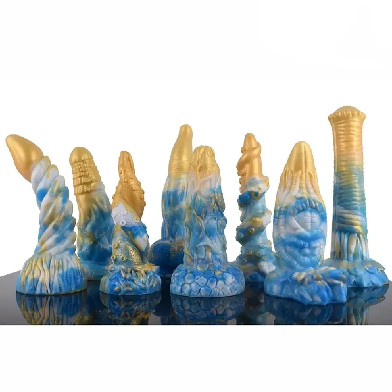 anal toys for discreet vibes-Graffiti Silicone Octopus Anal Sex Toy Butt Animal Plug Tentacle Fantasy Dildo Masturbate For Women Men Orgasm Anus Beads Dick