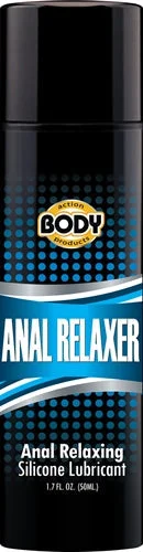 anal toys with fine tip-Body Action Anal Relaxer Silicone Lubricant 1.7 Oz