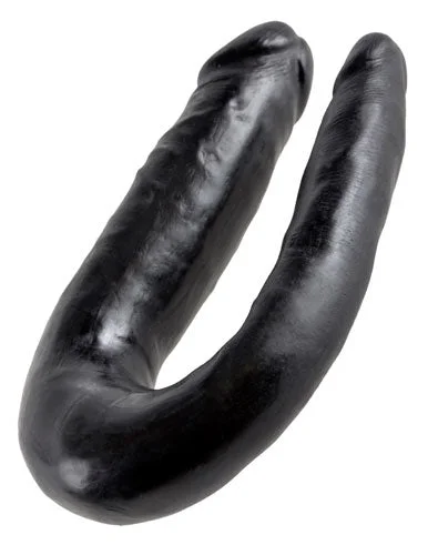 cock ring neat design-King Cock Double Trouble Small - Black