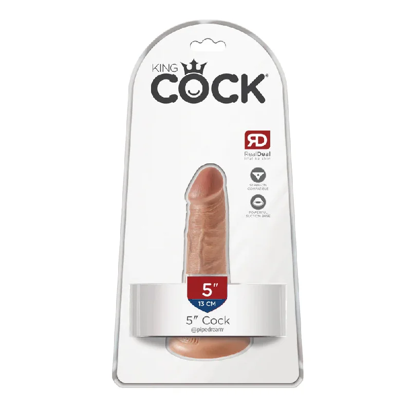 cock ring swift feel-King Cock 5" Cock Tan