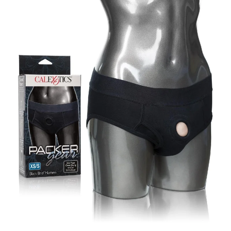 penis-hygiene-during-travel-Packer Gear Brief Harness - - Black