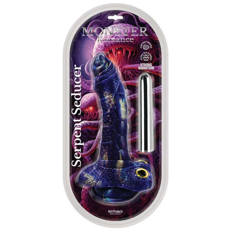 how-to-strengthen-penis-naturally-Monster Romance Serpent Seducer - Fantasy Vibrator with Suction Cup Base