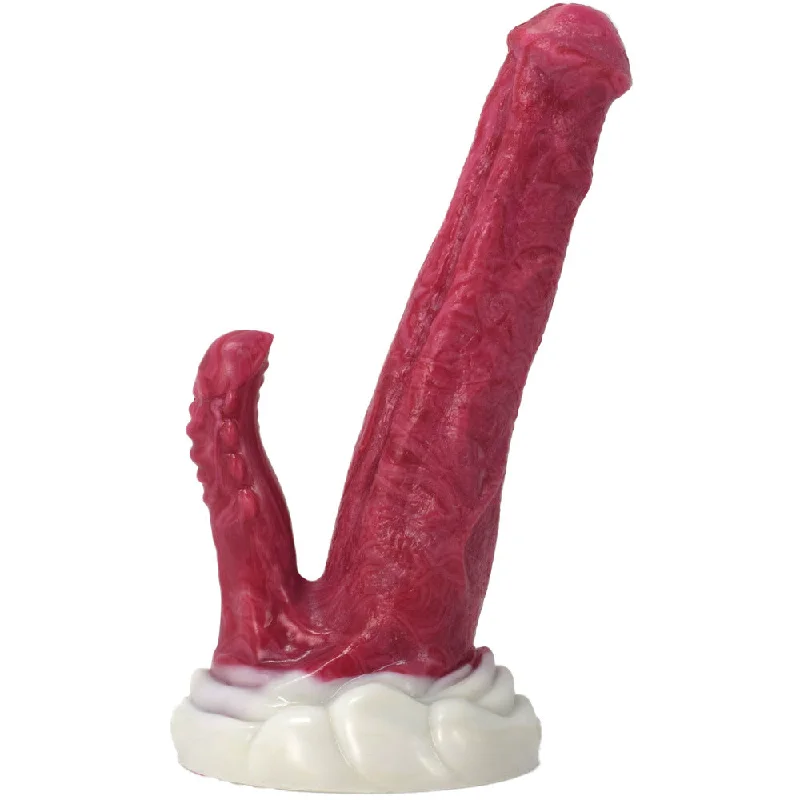 Penis-freezing-Large and Small Dragon Horse Tess Double Headed Dildo