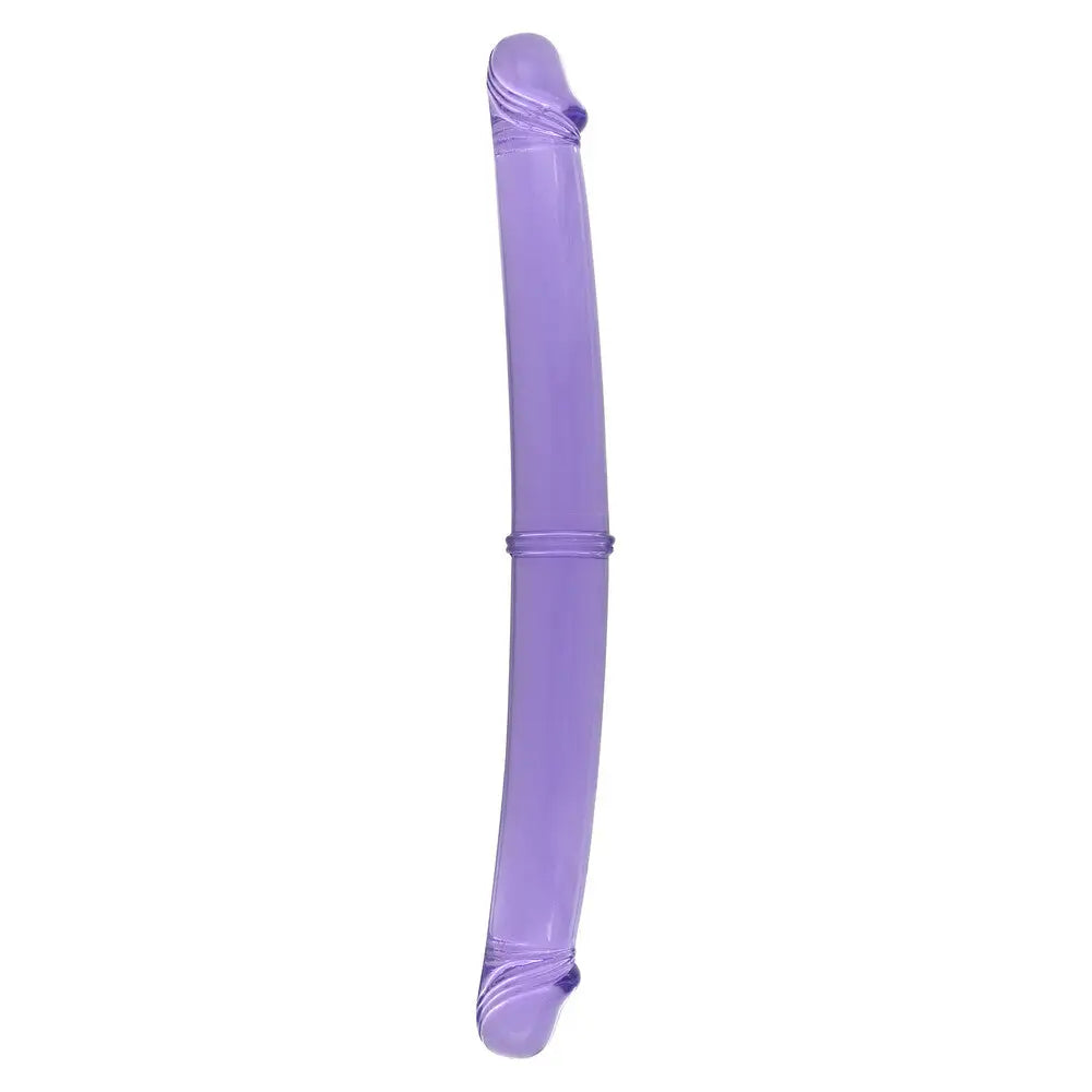 Dildo-edged-12-inch Seven Creations Soft Jelly Purple Double Dildo