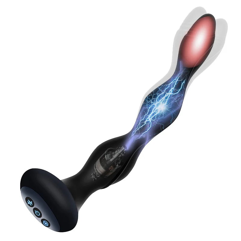 anal toys with polished vibes-Estim Prostate Massager - Vibrating Butt Plug for Intense Anal Stimulation