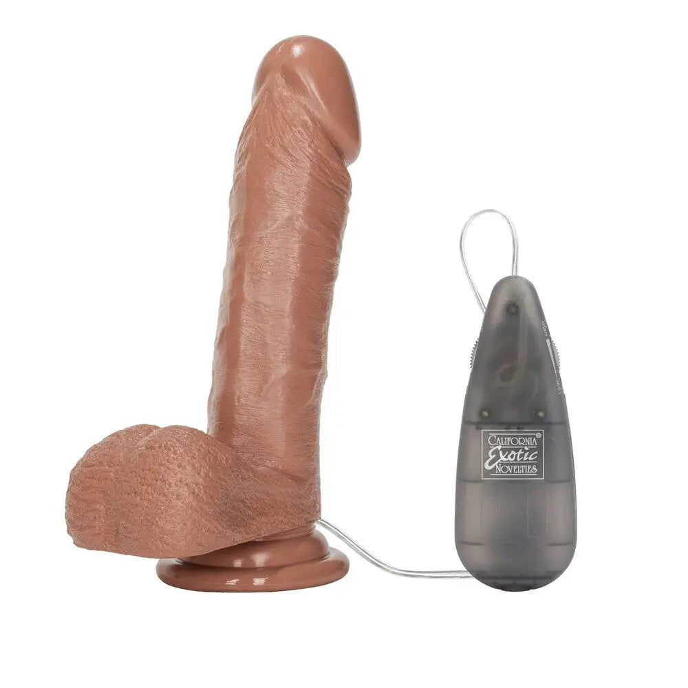 Penis-shaking-6-inch Colt Flesh Brown Vibrating Penis Dildo with Suction Cup