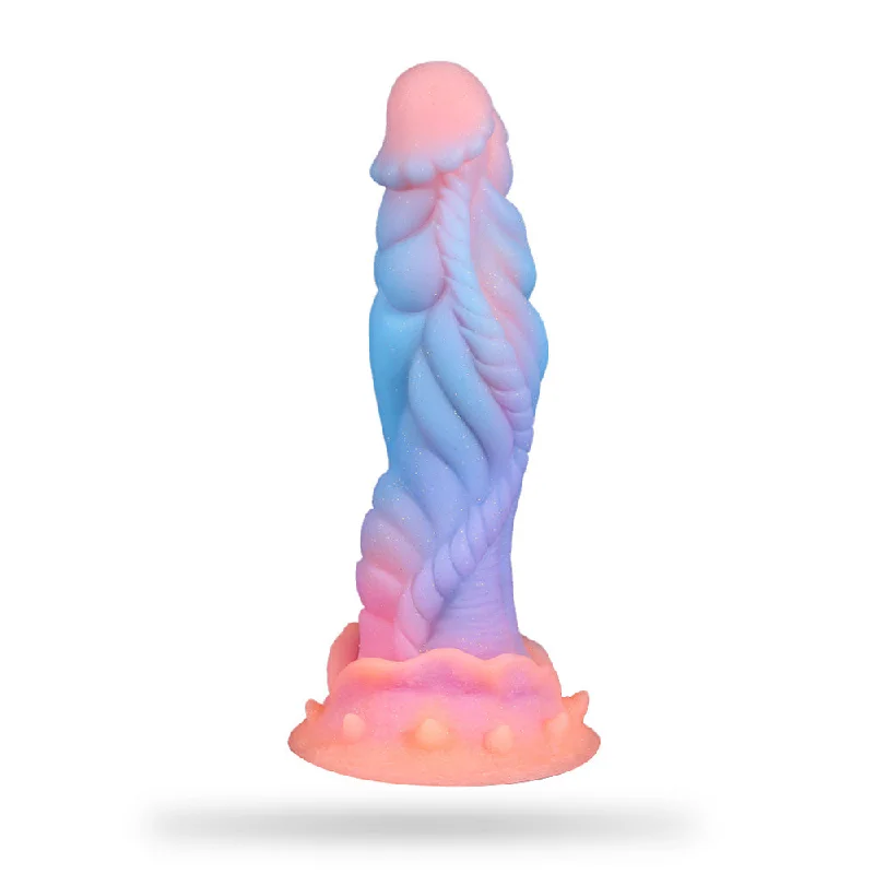 Dildo-freezing-Fluorescent Silicone Butt Plug Dildo