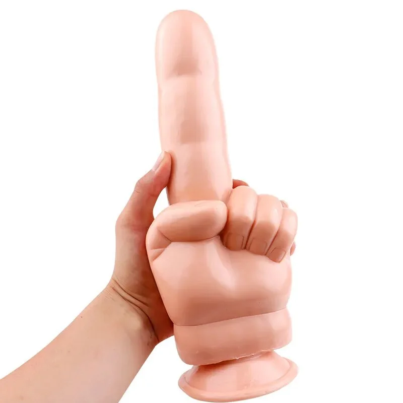 anal toys for gentle vibes-Super Huge Finger Fist Anal Plug Sucker Big Butt Dildo Prostate Massager Vagina Anus Expansion Adult Sex Toys For Men Women Gay