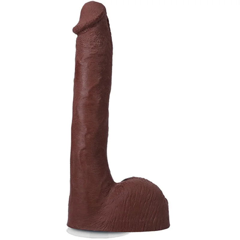 cock ring power texture-Signature Cocks Pressure 10\" Cock With Removable Vac-U-Lock Suction Cup - Chocolate