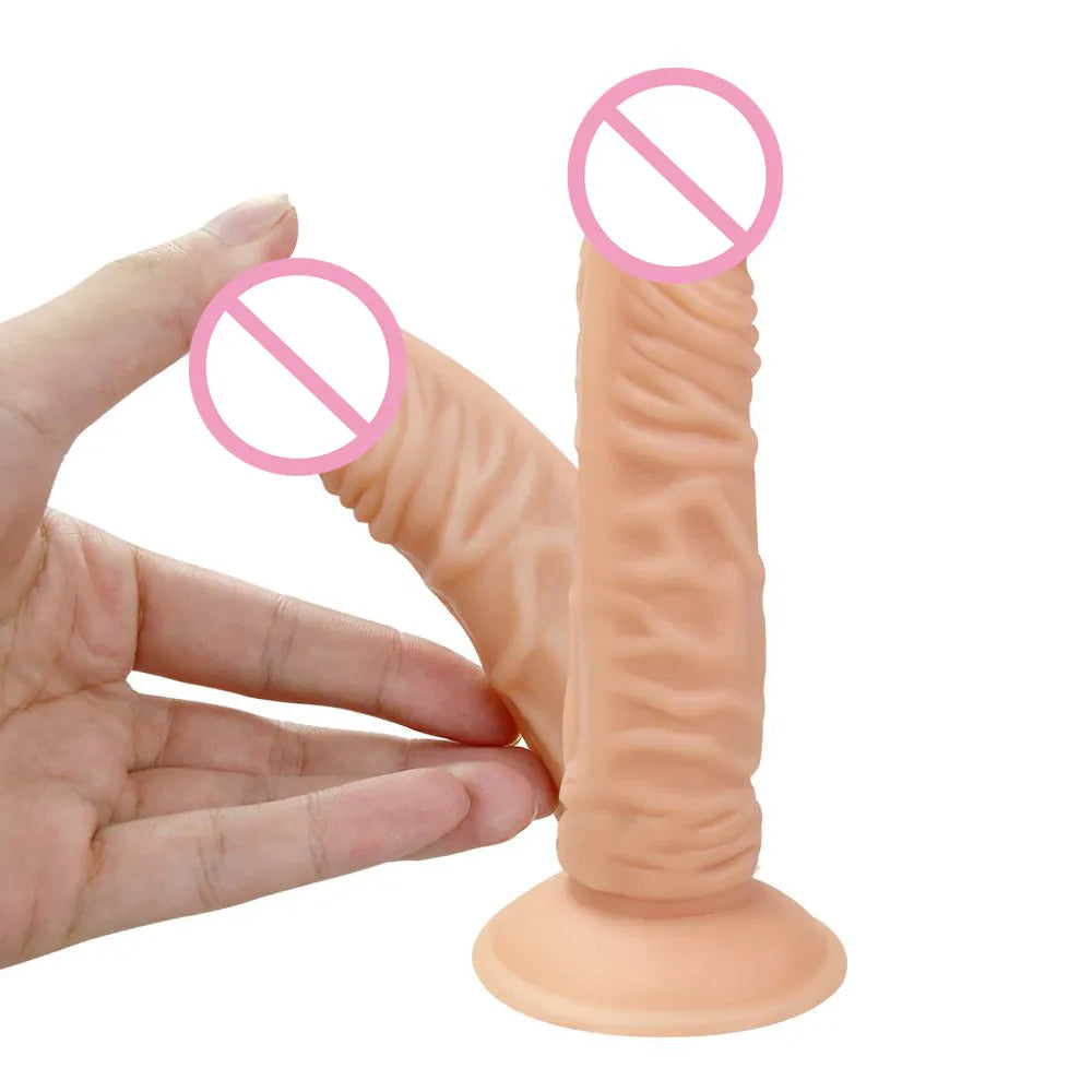 anal toys for couples bonding-Dildo Realistic Dildos for Women Dildo Anal Butt Plug Realistic Penis G-spot Orgasm Sex Toys for Woman Faloimitator for Adults