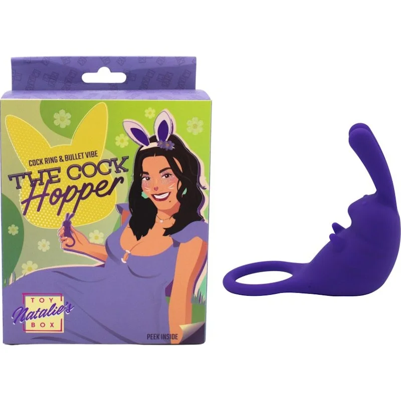 anal toys with flexible beads-The Cock Hopper Cock Ring & Bullet Vibrator