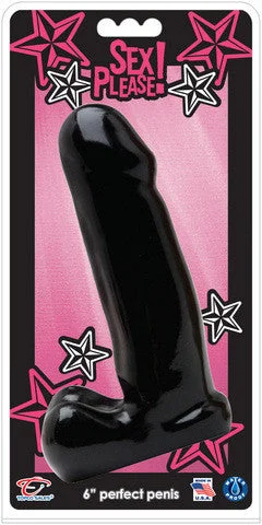 how-to-enhance-penis-strength-Sex Please Perfect Penis 6-inch - Black