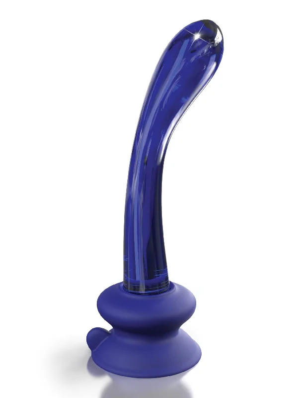 cock ring duo design-Icicles No. 89 - With Silicone Suction Cup - Blue