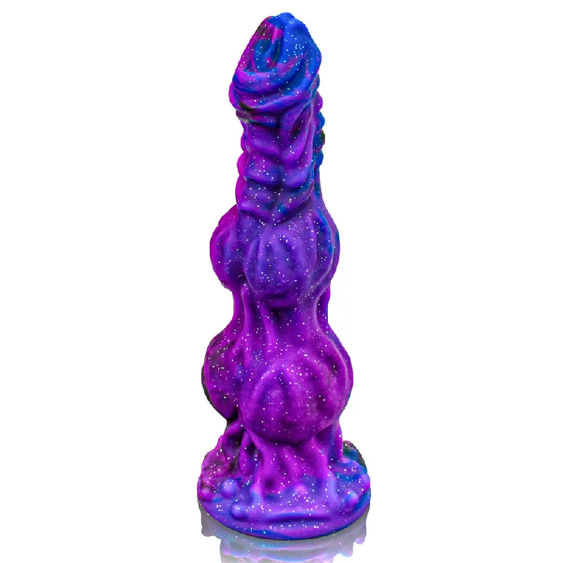 Dildo-scratching-9.6 Inches Monster Dildo Fantasy Horse Dildo With 2 Big Knots And Strong Suction Cup