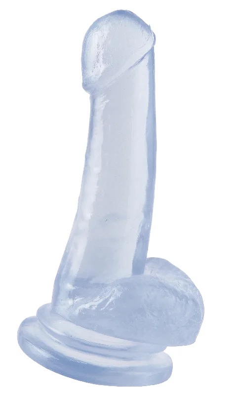 penis-massage-for-circulation-Basix Rubber Works 8 Inch Suction Cup Dong - Clear