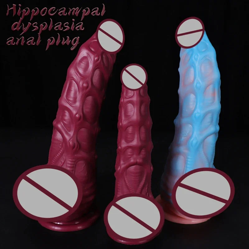 anal toys for bedroom excitement-Exotic Monster Anal Dildo Butt Plug - Realistic Animal Tentacle Dildos Silicone Anal Toys