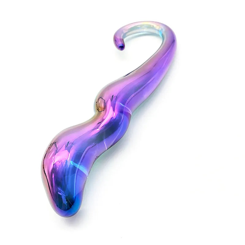 anal toys for playful thrills-Colorful Crystal Glass Dildos Masturbator Realistic Dildo Penis Large G-spot Anal Butt Plug Adult Sex Toys for Woman Female