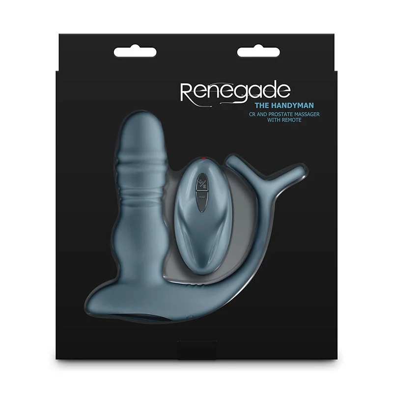 anal toys with trendy vibes-Renegade The Handyman Vibrating Anal Plug & Cock Ring by Ns Novelties