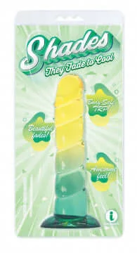 retro garter stockings-Icon Brands Shades Jelly Gradient Dong: Small Yellow/Mint