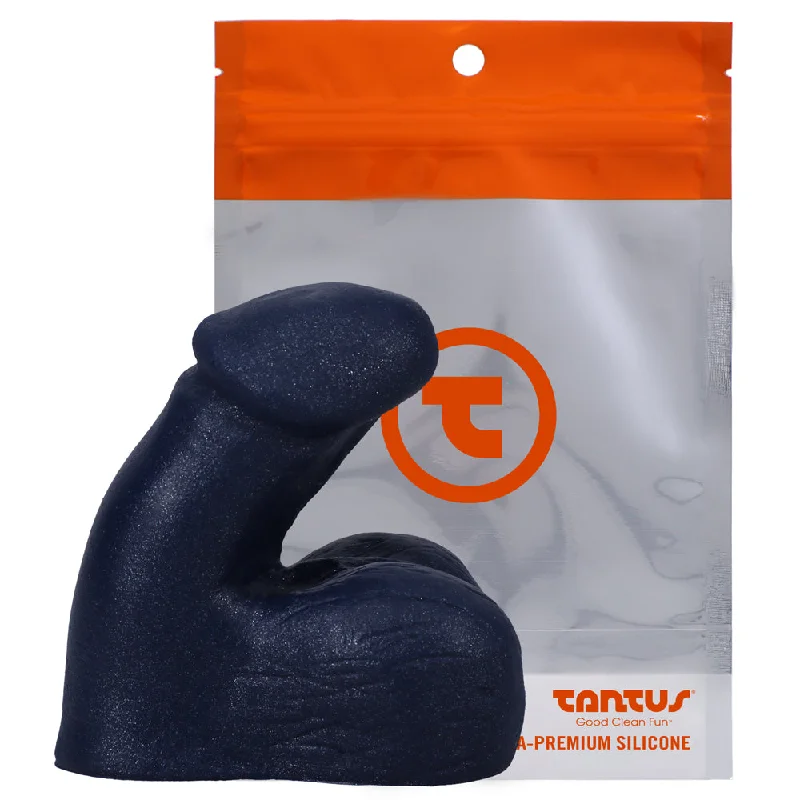 cock ring sensation comfort-Tantus On The Go Silicone Packer Super Soft Sapphire