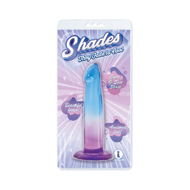 penis-nerve-health-guide-Shades G-Spot 6.25 in. Dildo Blue/Purple