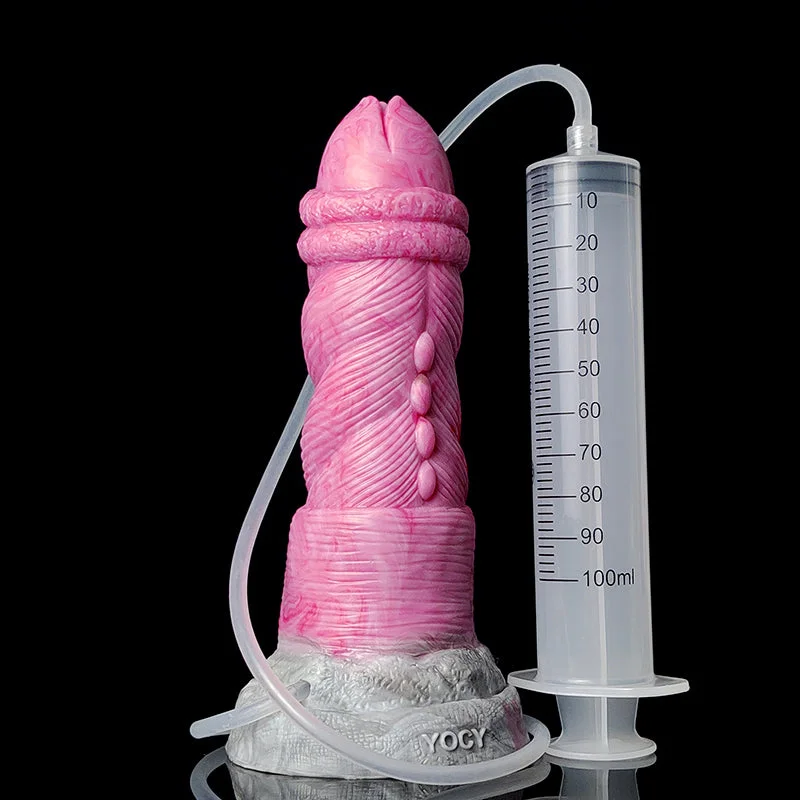 anal toys for newbie comfort-Huge Alien Dildo Squirting Function Anal Plug