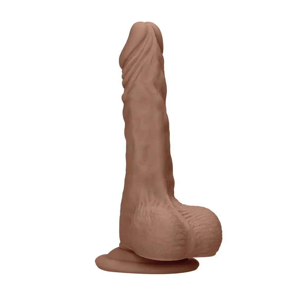 Dildo-faded-10-inch Shots Toys Flesh Brown Realistic Dildo with Suction Cup