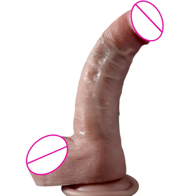 anal toys with strong motors-Realistic Anal Dildo Butt Plug - 7 inch Silicone Small Glans Penis Sex Toys for Women