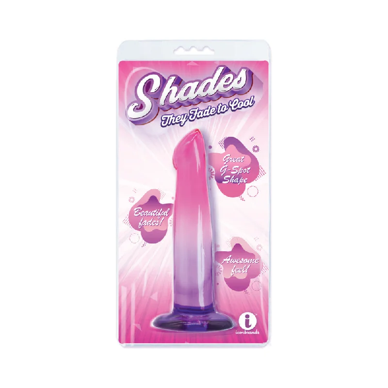 penis-surgery-pros-cons-Shades G-Spot 6.25 in. Dildo Pink/Purple