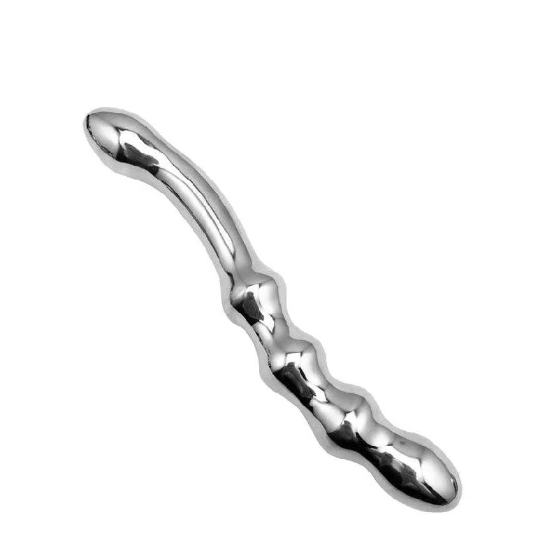 Penis-trembling-Dildo - The "W' Stainless Steel Dildo