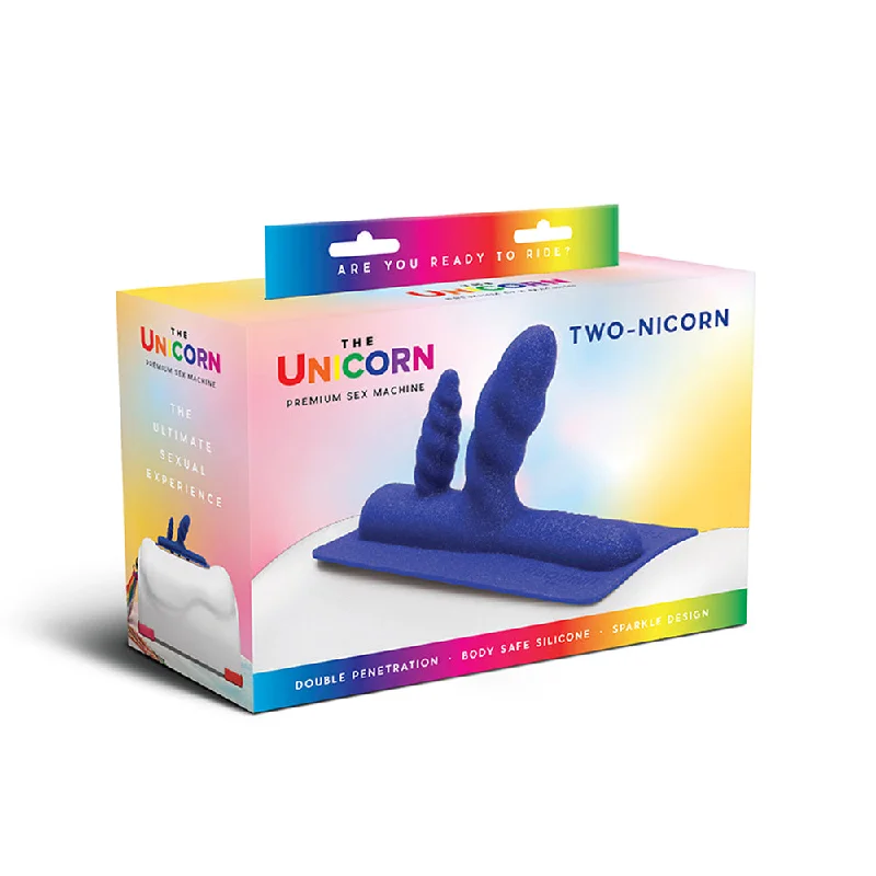 cock ring ultra light-The Unicorn Two-nicorn Silicone Attachment