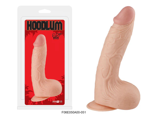 penis-infection-signs-early-Hoodlum 9.5" dildo with balls -white