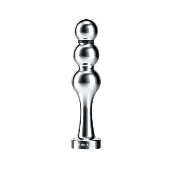 Penis-jerking-5.5-inch Mystim Stainless Steel Silver Electrastim Bdsm Bondage Dildo