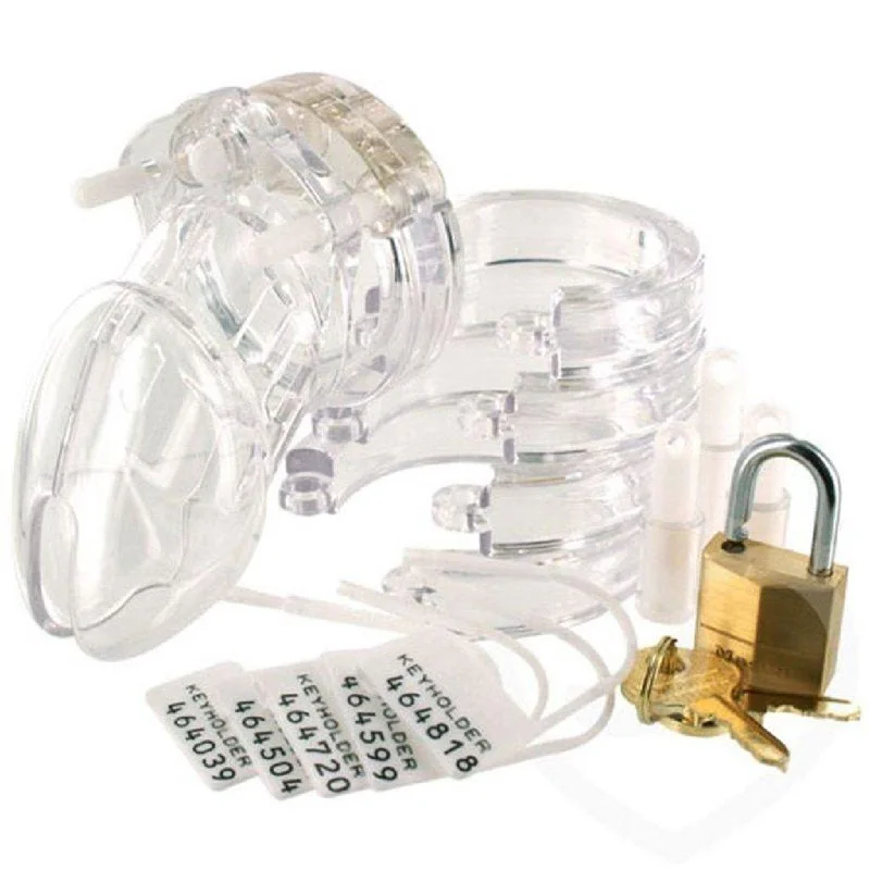 anal toys for starter vibes-Male Chastity Kit Clear