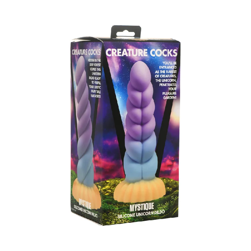 penis-exercise-benefits-long-term-Creature Cocks Mystique Silicone Unicorn Dildo