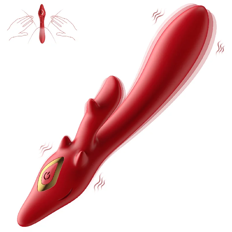 anal toys with strong fun-Thrusting G Spot Vibrator Adult Toys for Women, 2 in 1 Dildo Vibrator with 10 Powerful Vibrating Modes,Women Sex Toys Rabbit Vibrator Adult Sex Toys