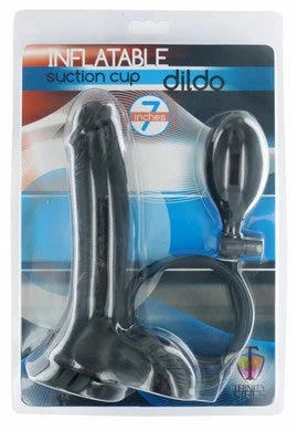 penis-health-diet-plan-Inflatable Suction Cup Dong  - Black