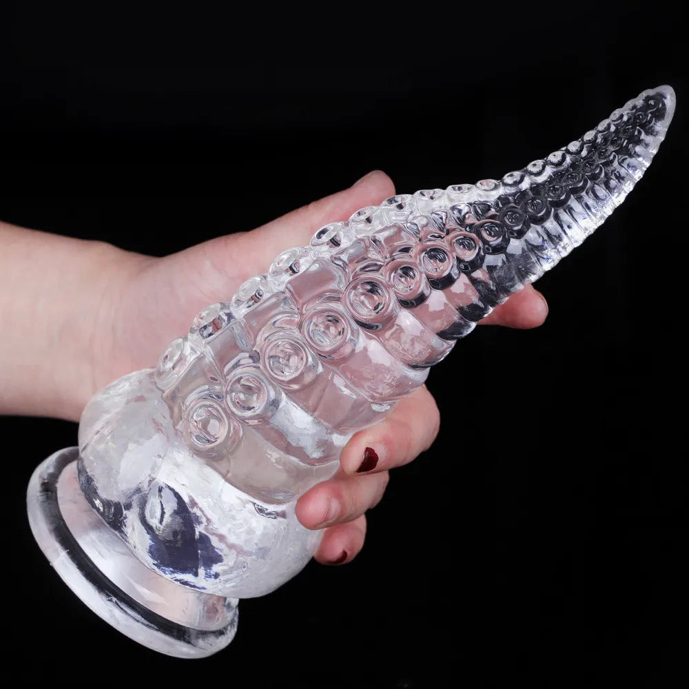 anal toys with thin base-Huge Silicone Anal Dildos For Women Masturbation Octopus Tentacles Anal Plug Prostate Massage Buttplug Anal Sex Toys Sex Product