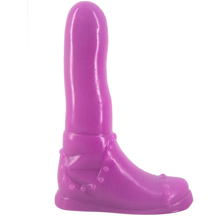 penis-workout-routines-advanced-Boot Dildo - Purple