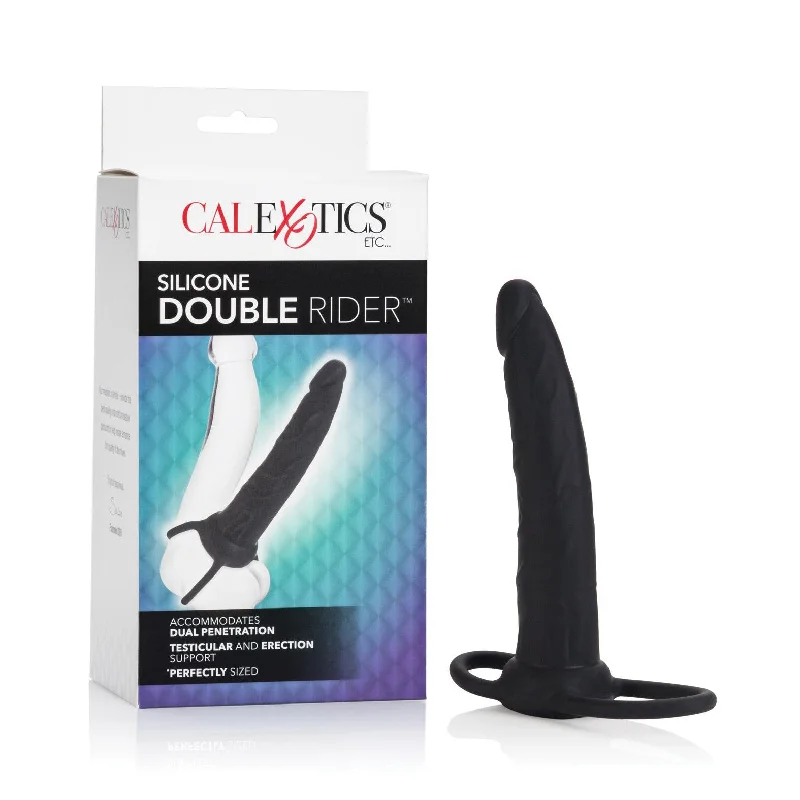 cock ring low texture-Double Rider Silicone 6.5"