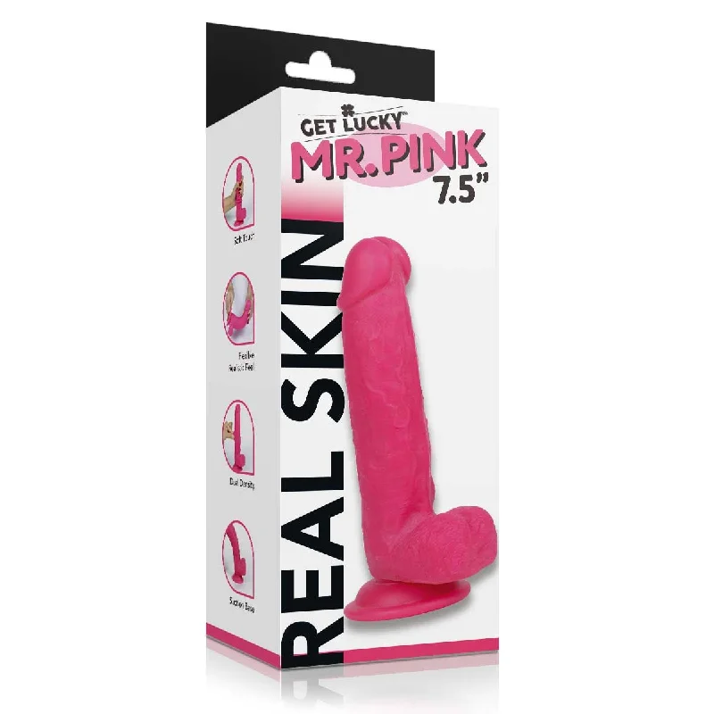 penis-rash-treatment-guide-Get Lucky Ms. Pink 7.5 Inch Dildo - Pink