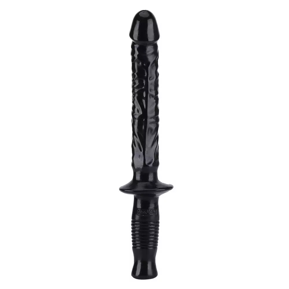 Penis-exhausted-Toyjoy the Manhandler 14.5-inch Black Dildo