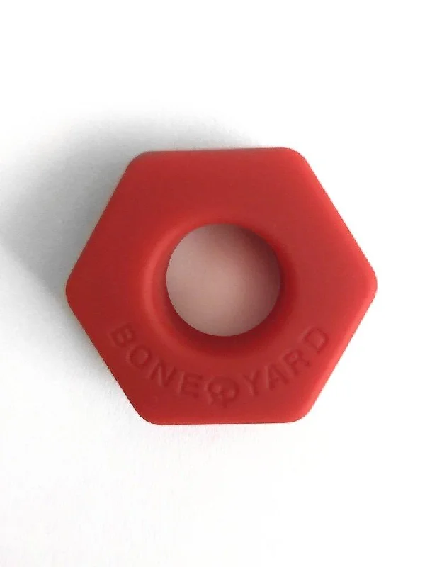 anal toys with strong fun-Bust a Nut Cockring Red