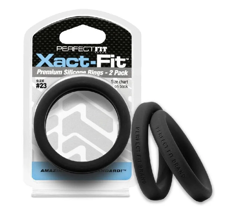 anal toys for playful relaxation-Xact-Fit #23 2.3in 2 Pk